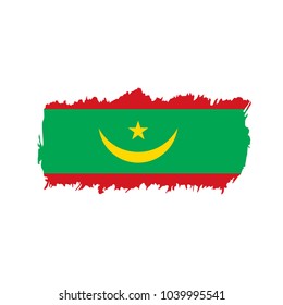 Mauritania flag, vector illustration