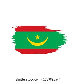 Mauritania flag, vector illustration