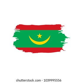 Mauritania Flag, Vector Illustration