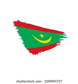 Mauritania flag, vector illustration