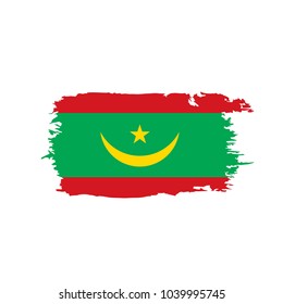 Mauritania Flag, Vector Illustration