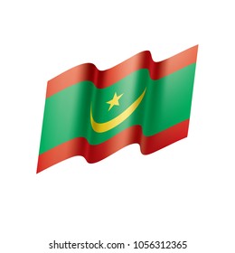 Mauritania flag, vector illustration