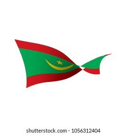 Mauritania flag, vector illustration