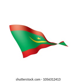 Mauritania flag, vector illustration