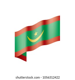 Mauritania flag, vector illustration