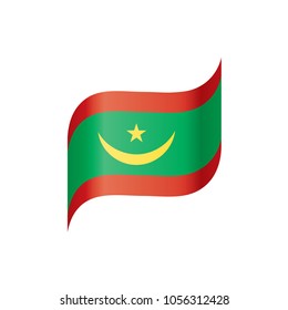 Mauritania flag, vector illustration