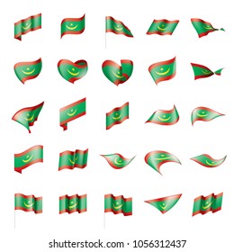 Mauritania flag, vector illustration