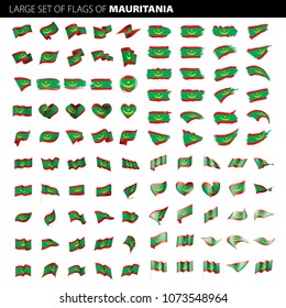Mauritania flag, vector illustration
