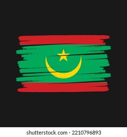 Mauritania Flag Vector. National Flag