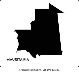 Mauritania icon vector design, Mauritania Logo design, Mauritania's unique charm and natural wonders, Use it in your marketing materials, travel guides, or digital projects, Mauritania map logo vector