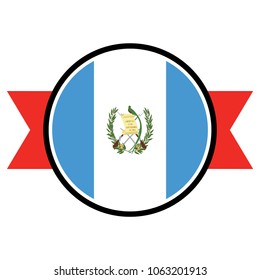 Mauritian flag in round button of icon. flag logo of Mauritian emblem isolated on white background, Mauritian national concept sign, Vector illustration.