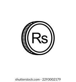 Mauritius Currency Symbol, Mauritian Rupee Icon, MUR Sign. Vector Illustration