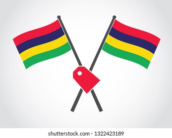 Mauritius Emblem Label