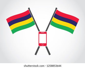 Mauritius Emblem Smartphone