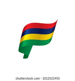Mauritius flag, vector illustration