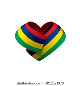 Mauritius flag, vector illustration