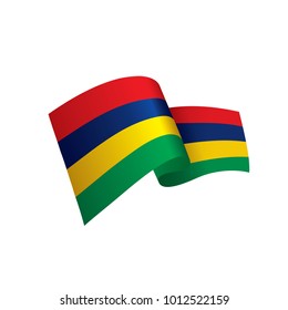 Mauritius flag, vector illustration