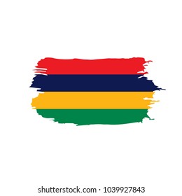 Mauritius flag, vector illustration