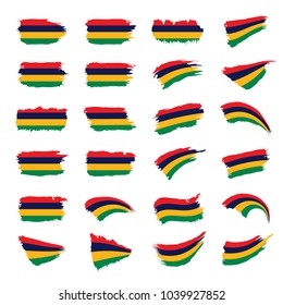 Mauritius flag, vector illustration