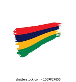 Mauritius flag, vector illustration