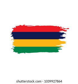 Mauritius flag, vector illustration