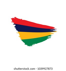 Mauritius flag, vector illustration