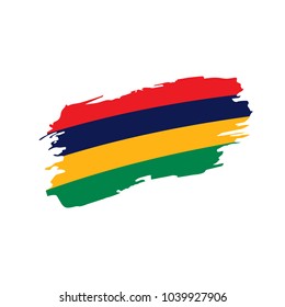 Mauritius flag, vector illustration