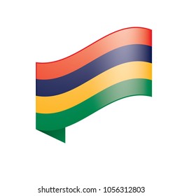 Mauritius flag, vector illustration