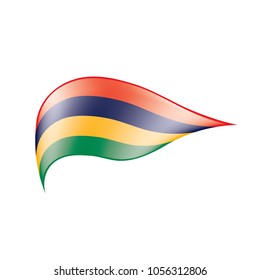 Mauritius flag, vector illustration