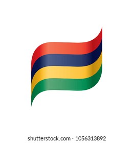 Mauritius flag, vector illustration