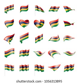 Mauritius flag, vector illustration