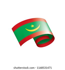 Mauritius flag, vector illustration on a white background