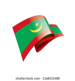 Mauritius flag, vector illustration on a white background