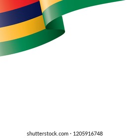 Mauritius flag, vector illustration on a white background