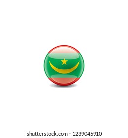 Mauritius flag, vector illustration on a white background