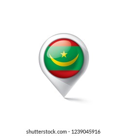 Mauritius flag, vector illustration on a white background