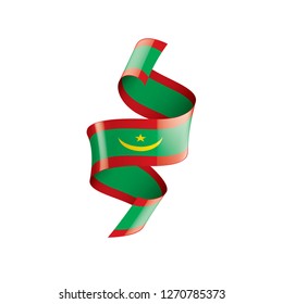 Mauritius flag, vector illustration on a white background