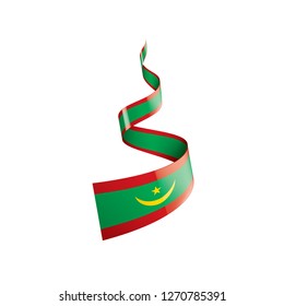 Mauritius flag, vector illustration on a white background