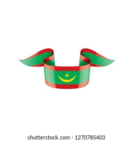 Mauritius flag, vector illustration on a white background