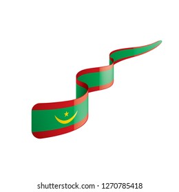 Mauritius flag, vector illustration on a white background