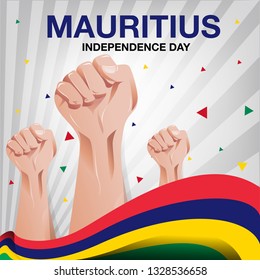 Mauritius Independence Day Background . EPS 10