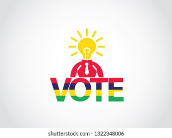Mauritius Podium Bright Idea Politician Speech Vote