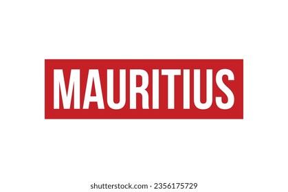 Vector de sellos de goma de Mauricio