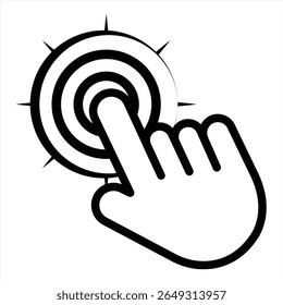 Mauszeiger cursor icon. vector illustration