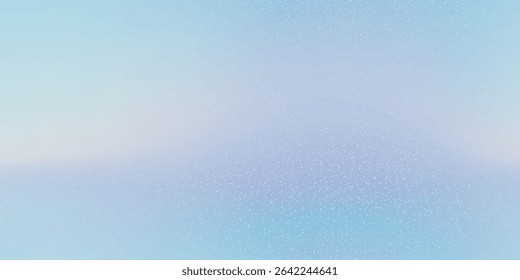 Mauve and blue sky gradient mesh seamless bg with noise texture. Abstract cloudy vector illustration. Blurred ombre watercolour background with grain pattern