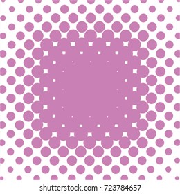 mauve pink raster dot pattern on white background, vector illustration