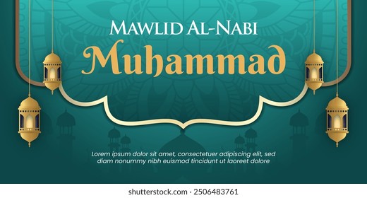 Mawlid al nabi Muhammad Background which means the Birth Day of the Prophet Muhammad