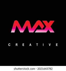 MAX creative logo for professional use