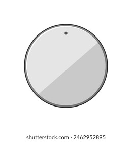 max dial knob cartoon. control turn, circle regulator, ui circular max dial knob sign. isolated symbol vector illustration