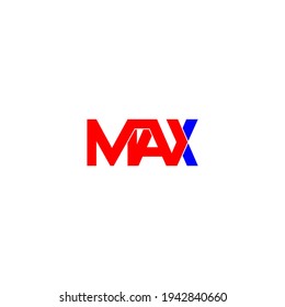 Max Letter Original Monogram Logo Design Stock Vector (Royalty Free ...